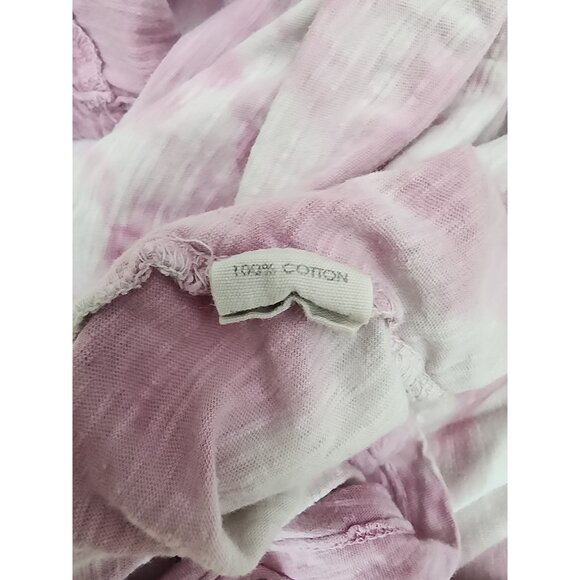 Magnolia Pearl Love Mozart Heart Pink Purple Shortsleeve Shirt Top OS - Picture 5 of 5